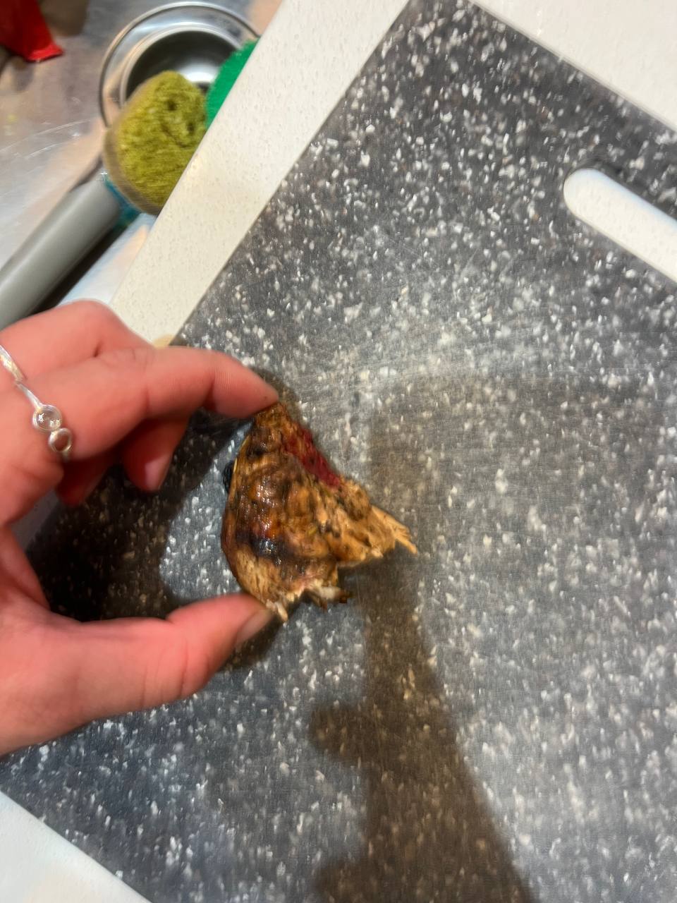 grilled chicken breast portion reference