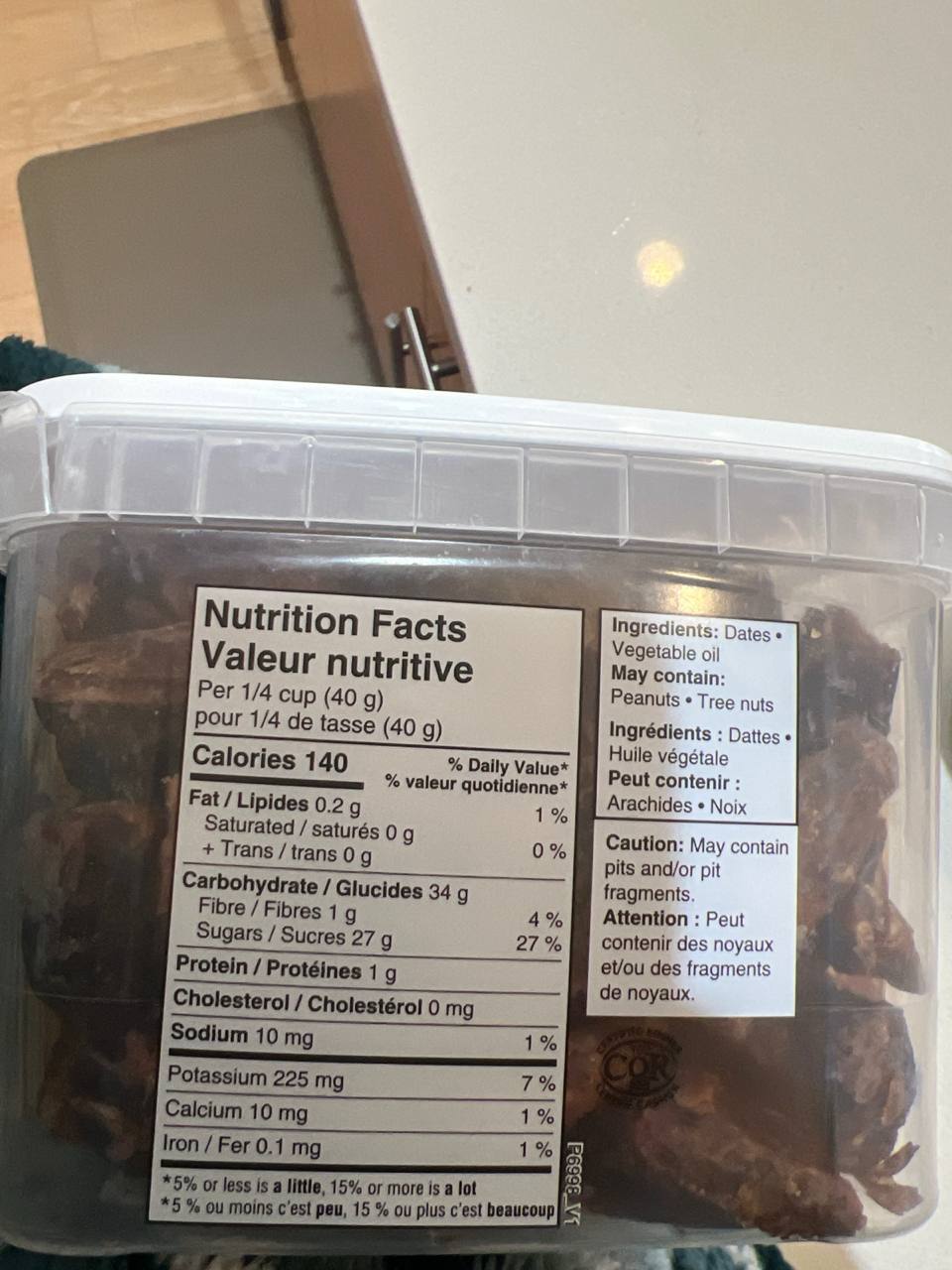 dates label